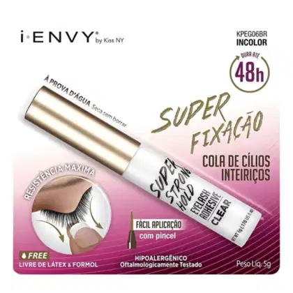 Imagem do produto Kiss New York Ienvy 48h – Cola De Cílios Incolor 5g
