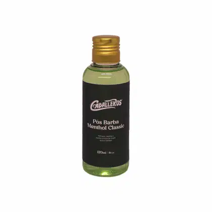 Imagem do produto Loção Pós Barba Barbeiro Barbearia Homem CABALLEROS 120 ml MENTHOL