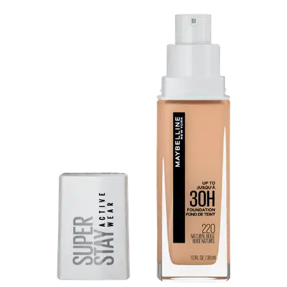 Imagem do produto Maybelline Superstay Active Wear 30H 220 Natural Beige - Base Líquida 30ml