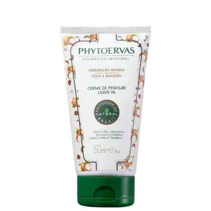 Imagem do produto Phytoervas Hidratação Intensa Coco e Algodão - Creme de Pentear 150ml