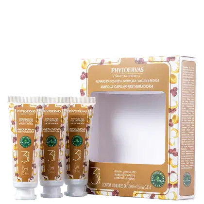 Imagem do produto Phytoervas Reparação dos Fios e Nutrição Bacuri e Patauá - Ampola Capilar 3x15ml