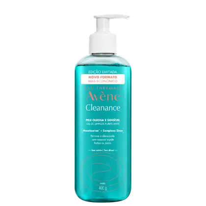 A imagem mostra o Gel de Limpeza Facial Cleanance da marca Avène.