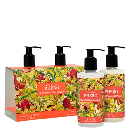 Imagem do produto Kit Phebo Nectarina da Andaluzia Sabonete Líquido + Hidratante (2 Produtos)