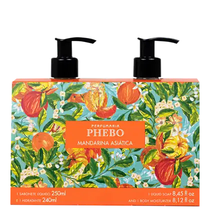 Imagem do produto Kit Phebo Mandarina Asiática Sabonete Líquido + Hidratante (2 Produtos)