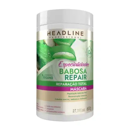 Imagem do produto MASCARA ESPECIALIDADES BABOSA REPAIR 800G HEADLINE - SOUL POWER