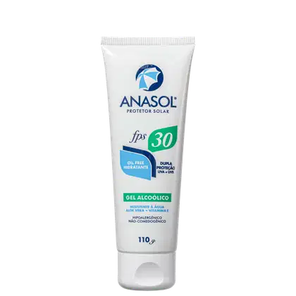 Imagem do produto Anasol Gel Alcoólico FPS30 - Protetor Solar 110g