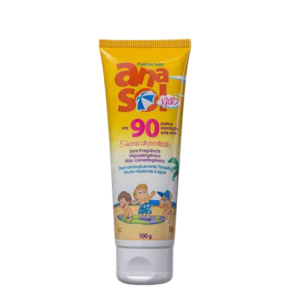 Imagem do produto Anasol Kids FPS 90 - Protetor Solar Infantil 100g