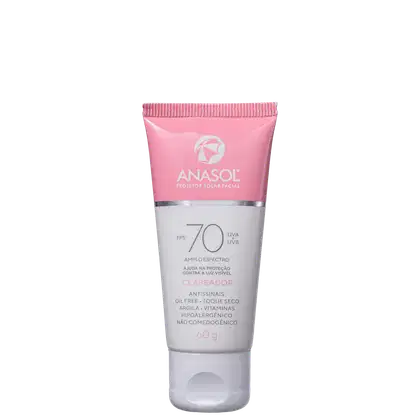 Imagem do produto Anasol Uniformizador FPS 70 - Protetor Solar Facial 60g