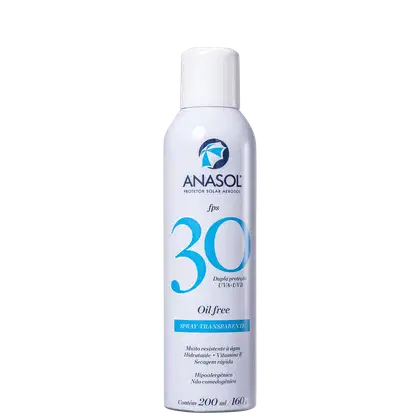 Imagem do produto Anasol Spray Transparente FPS 30 - Protetor Solar 200ml