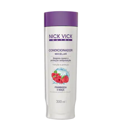 Imagem do produto Nick & Vick Nutri Micelar Framboesa e Maçã - Condicionador 300ml