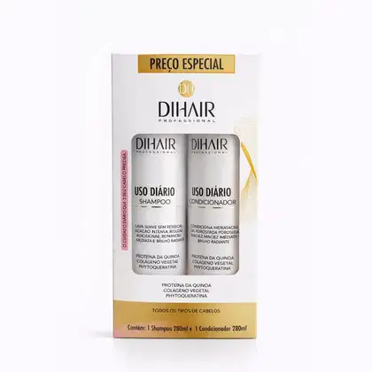 Imagem do produto KIT USO DIARIO (SH + COND 280ML) - DIHAIR