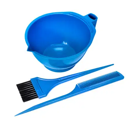 Imagem do produto Kit de Tintura com Tigela Pente e Pincel Azul Santa Clara