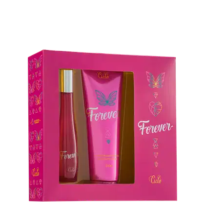 Imagem do produto Conjunto Forever Ciclo Cosméticos Feminino - Deo Colônia 50ml + Loção Hidratante 240ml