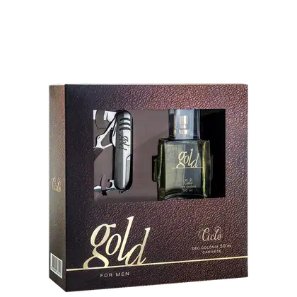 Imagem do produto Conjunto Gold Ciclo Cosméticos Masculino - Deo Colônia 50ml + Canivete