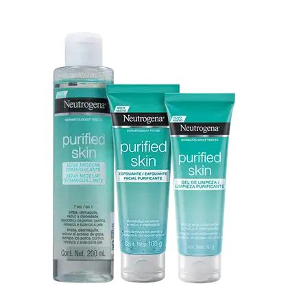 Imagem do produto Kit Neutrogena Purified Skin Triple (3 Produtos)