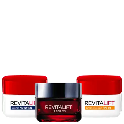Imagem do produto Kit L'Oréal Paris Revitalift Pele Revitalizada (3 Produtos)