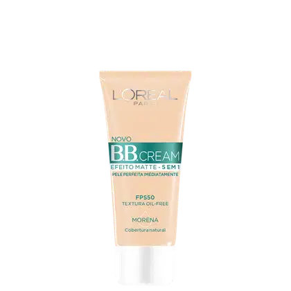 Imagem do produto L'Oréal Paris Efeito Matte FPS 50 Shade 5.0 - Base BB Cream 30ml