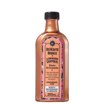 A imagem mostra o Iluminador Corporal Lola Cosmetics Be(M)dito Bronze.