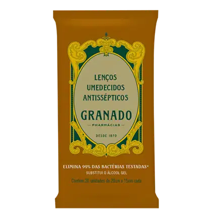 Imagem do produto Granado Antisséptico - Lenços Umedecidos (20 unidades)