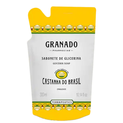 Imagem do produto Granado Terrapeutics Glicerina Castanha do Brasil Refil - Sabonete Líquido 300ml