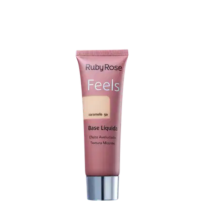 Imagem do produto Ruby Rose Feels Caramelo 050 - Base Líquida 29ml