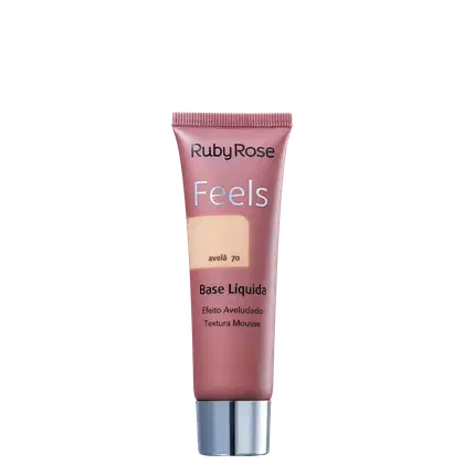 Imagem do produto Ruby Rose Feels Avelã 070 - Base Líquida 29ml