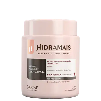 Imagem do produto Hidramais Pimenta Negra - Creme de Massagem 1Kg