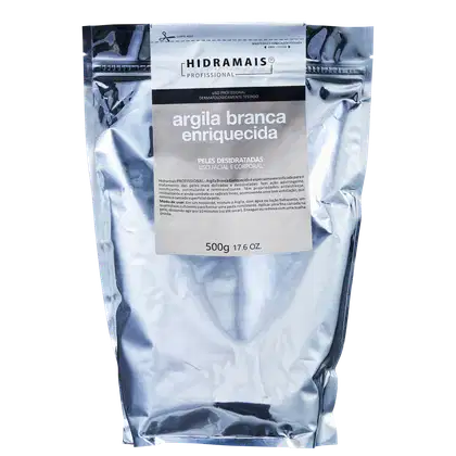 Imagem do produto Hidramais Argila Branca em Pó Enriquecida - Máscara Facial 500g