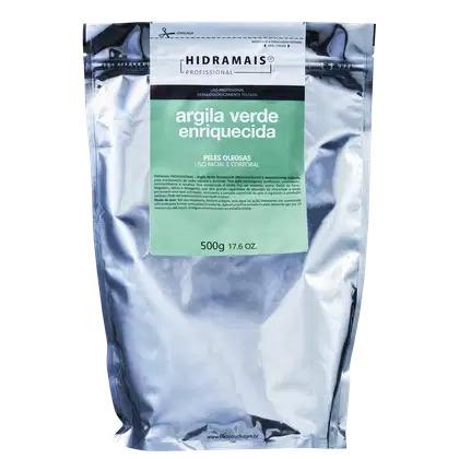 Imagem do produto Hidramais Argila Verde em Pó Enriquecida - Máscara Facial 500g