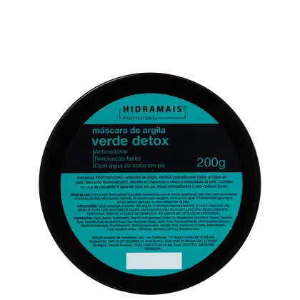 Imagem do produto Hidramais Argila Verde Detox - Máscara Facial 200g