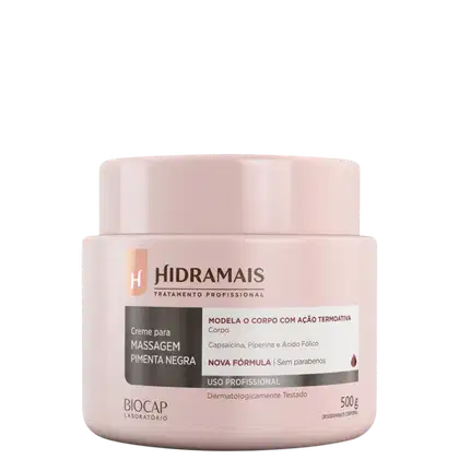 Imagem do produto Hidramais Pimenta Negra - Creme de Massagem 500g