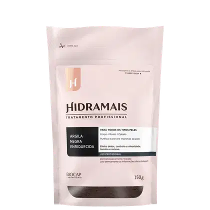Imagem do produto Hidramais Argila Negra em Pó Enriquecida - Máscara Facial 150g