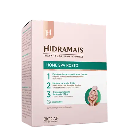 Imagem do produto Kit Hidramais Home Spa Rosto (3 Produtos)
