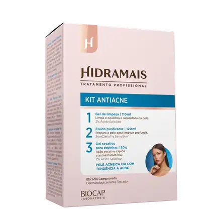 Imagem do produto Kit Hidramais Anti-Acne (3 Produtos)