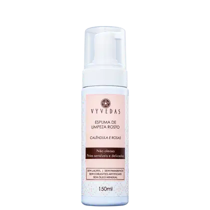 Imagem do produto Vyvedas Calêndula e Rosas - Espuma de Limpeza Facial 150ml