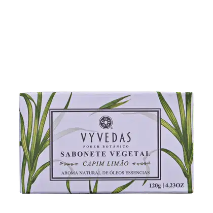 Imagem do produto Vyvedas Vegetal Capim Limão - Sabonete em Barra 120g