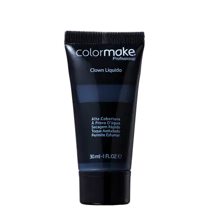 Imagem do produto Colormake Profissional Clown Preto - Tinta Líquida 30ml