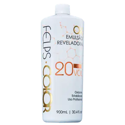 Imagem do produto Felps Professional Color OX 6% - Emulsão Reveladora 20 Volumes 900ml