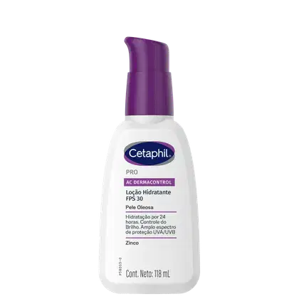 Imagem do produto Cetaphil Pro AC Dermocontrol Pele Oleosa - Loção Hidratante Facial 118ml
