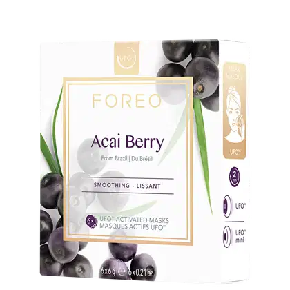 Imagem do produto FOREO UFO Açaí Berry - Máscara Facial 6x 6g