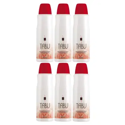 Imagem do produto Kit C6 Tradicional Spray Antitranspirante 90ml – Tabu