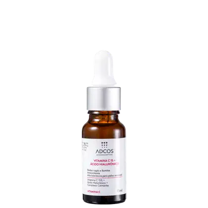 Imagem do produto Adcos Vitamina C 15 + Ácido Hialurônico - Sérum Redutor de Linhas 15ml