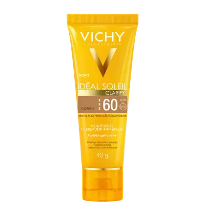 Imagem do produto Vichy Idéal Soleil Clarify FPS 60 Morena - Protetor Solar com Cor 40g