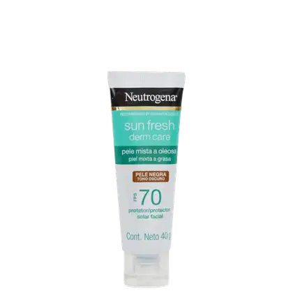 Imagem do produto Neutrogena Sun Fresh Derm Care FPS 70 Pele Negra - Protetor Solar Facial 40g