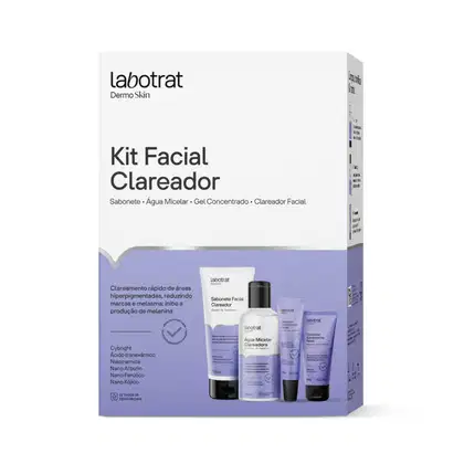 Imagem do produto KIT FACIAL CLAREADOR DERMO SKIN C/ 4 ITENS LABOTRAT