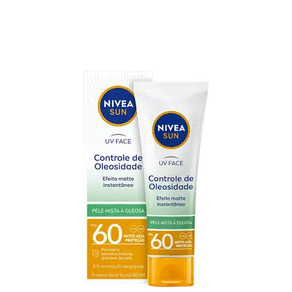 Imagem do produto NIVEA Sun UV Face Controle de Oleosidade FPS 60 - Protetor Solar Facial 50ml