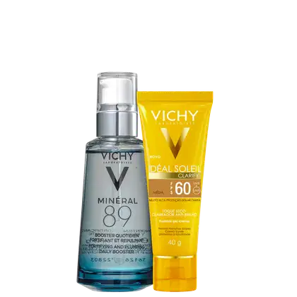 Imagem do produto Kit Vichy Minéral 89 + Idéal Soleil Clarify FPS 60 Média (2 Produtos)