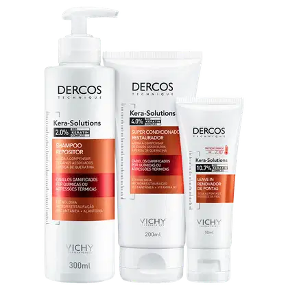 Imagem do produto Kit Vichy Dercos Kera-Solutions Trio (3 Produtos)