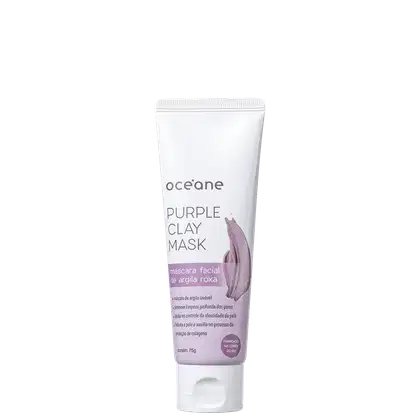 Imagem do produto Océane Purple Clay Mask Argila Roxa - Máscara Facial 75g
