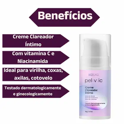 Imagem do produto Creme Clareador Corporal Perfume Feromonios Sexy Kalya